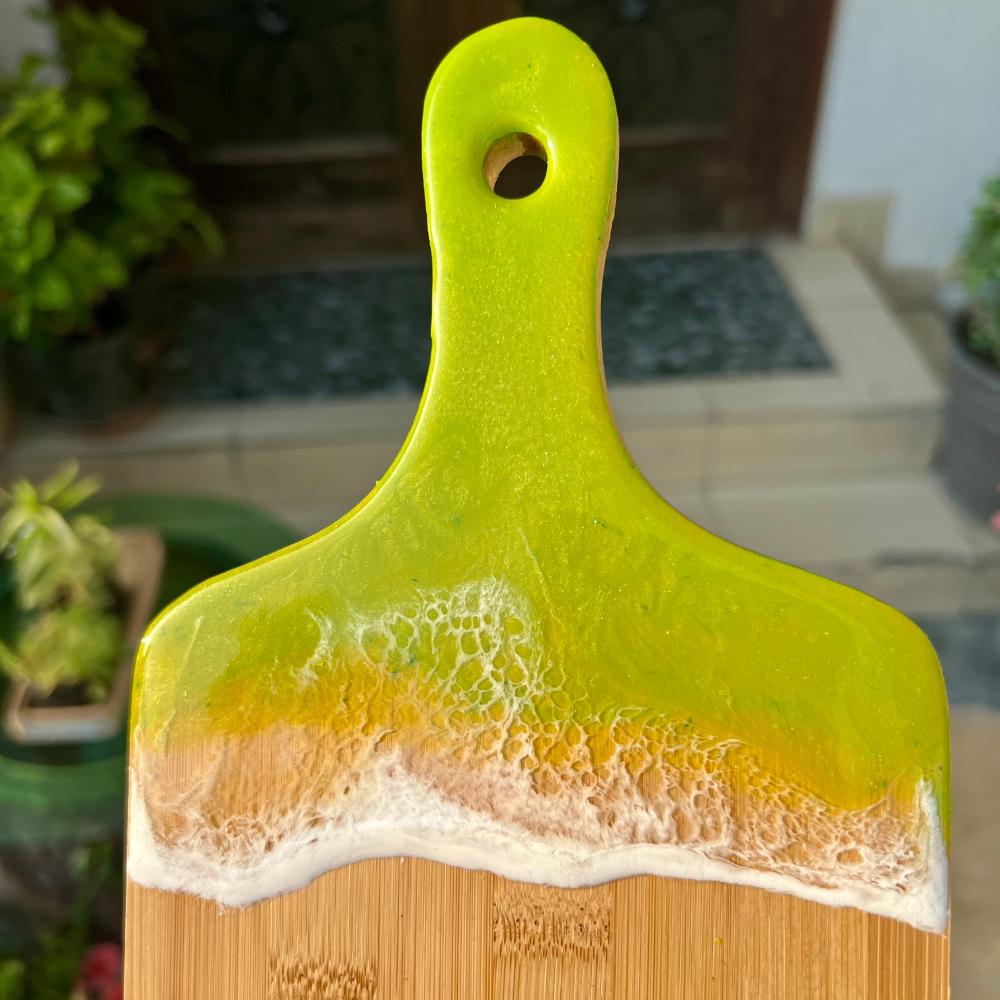 Personalized Set of 3 Charcuterie Board, Custom Cutting Board Resin and Wood Cheese Board, Kitchen and Dining, Epoxy Resin Art New Home Gift